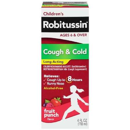 CHILDRENS ROBITUSSIN Children's Robitussin Cough & Cold 4 fl. oz., PK24 869312